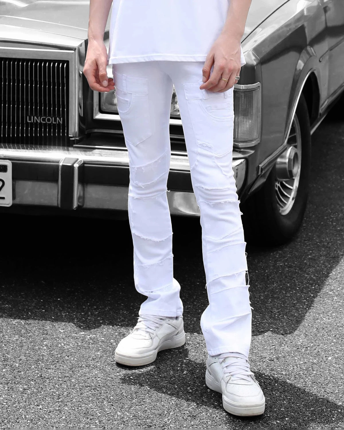 PANTALON BAGGY BLANCO
